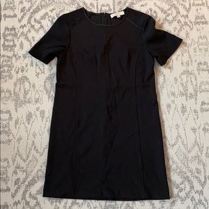 LOFT Black Shift Dress Sz 2